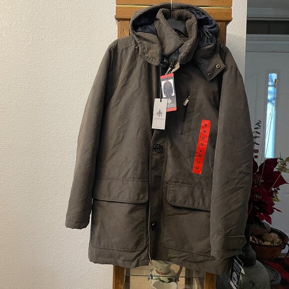 NWT Portabella Green RAINFOREST Hooded Micro Oxford Heritage Parka Jacket - Picture 2 of 8